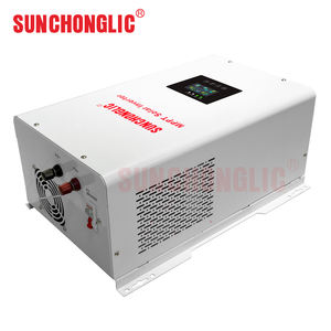 Sunchonglic 24v 3000va תדר נמוך dums אמיתי גל סינוס 60a mppt יחיד עם מטען ac - Product Image 4