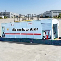 Station-service préfabriquée à essence, équipement de remplissage de carburant, réservoir de carburant portable