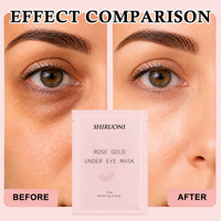 Patchs Contour des Yeux Personnalisés Effet Or Rose Apaisant à l'Aloès, Calendula, Camu-Camu et Peptides Éclaircissants