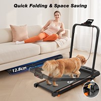 Tapis de course sous bureau 1-12 km/h, moteur silencieux, pliable et compact, pour la maison, le bureau et l'entraînement physique