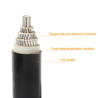 Cable de Alimentación Subterráneo XLPE de 11kv, 3 Núcleos, 16mm, 25mm, 50mm, 70mm, Conductor de Aluminio, Aislamiento XLPE, Cubierta de PVC, para Minería Industrial, con Certificación CE