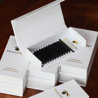 Extensions de cils 14mm, teinte taupe mat, style Indie Chic, racine foncée artistique, superposées, non conventionnelles, pour Festival de Cannes et Sundance