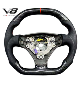 Volant en fibre de carbone véritable V8carbon pour A4 <span class=keywords><strong>S4</strong></span> RS4 <span class=keywords><strong>B5</strong></span>, accessoires de voiture, pièces automobiles modifiées, style sport racing, personnalisé - Product Image 6