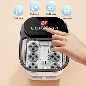 전기 가열 발 목욕 스파 그릇 새로운 기술 롤러 일정한 버블 페디큐어 분지 발 흡수 욕조 마사지 - Product Image 5