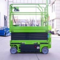 Plataforma Elevadora de Tijera Eléctrica Autopropulsada con Certificación CE, 380 kg, 10 m de Altura de Elevación, para Uso en Almacenes