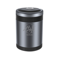 Accessoires intérieurs, kits de cigarettes électriques intelligents de luxe, cendrier électronique USB, logo personnalisé, cendrier en acier inoxydable pour voiture