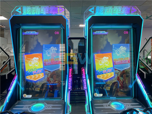 Cgw trẻ em chơi Trampoline công viên trò chơi Arcade máy trẻ em video đua mô phỏng trò chơi máy sân chơi trong nhà - Product Image 5