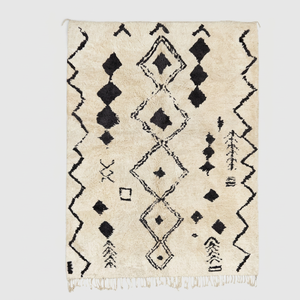 Unique Moroccan Handmade Hand Woven Wool <b>Rug</b> Non Slip Soft Area Carpet for Living Room Bedroom Home Decor - Product Image 6