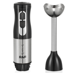 Mixeur Plongeant RAF 800W Puissant en Acier Inoxydable, 13600 tr/min, Système à 4 Lames pour Soupes, Smoothies, Broyage de Glace, Sans BPA, Électrique - Product Image 5