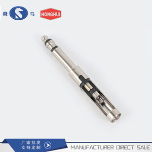 HONGHUI Phone Connector 6 Mm Aluminum 2 Pins Panel Mount Small Audio Plug For <b>Headphone</b> <b>Speaker</b> - Product Image 5