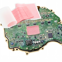 Coussin thermique en silicone, matériau isolant thermique en silicone, matériau de refroidissement électrique, coussin thermique résistant à la chaleur pour GPU CPU