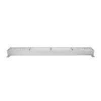 Lámpara Industrial LED de Tira Larga, de Aluminio Plateado, con Clasificación IP65, Regulable, Ángulo de Haz de 120°