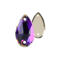 VC vente en gros K9 goutte forme Flatbac strass à coudre en vrac verre cristal pierre pour accessoires de vêtement bricolage accessoires de couture