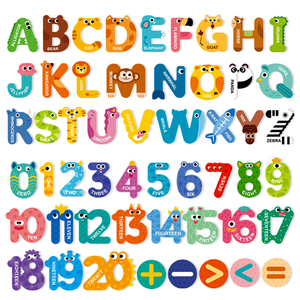Jeu de Blocs de Construction pour Enfants, Jouet à Tige Magnétique Éducatif, Briques de Voiture Cognitives pour Tout-Petits, 24 Lettres - Product Image 2