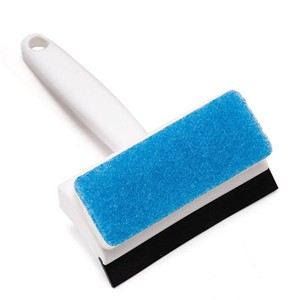 Double-sided Glass Cleaner Sponge Brush For Bathroom Window And <b>Mirror</b> Cleaning With <b>Plastic</b> Handle - Product Image 3