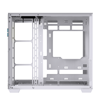 LOVINGCOOL Diseño de pantalla digital Vidrio templado Blanco Computadora de escritorio Gaming Case ATX MATX ITX Full Tower Pc Case Stock