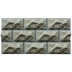 Revêtement mural en pierre PU haute simulation, imperméable et résistant aux intempéries, pour hôpitaux et usage extérieur - Product Image 1