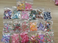 Decoratieve vulling zachte olijfschijfjes en cirkelvormige strooisel 5mm gemengde polymeerklei voor nagelkunst telefoonhoesje DIY