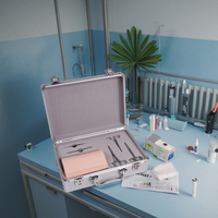 Kit de formation à la suture avec mannequin pour l'apprentissage et la pratique des sutures chirurgicales