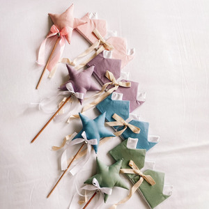 2024 New Fairy Stick Star Fairy Wand and Crown Headband Magic Wand Kids Fairy Wand with Tassels Wholesale - Product Image 1