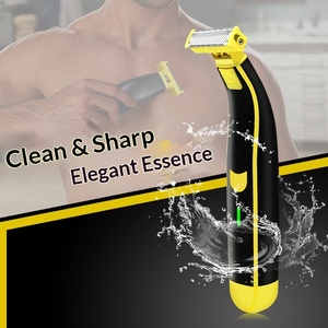 Recortadora de Pelo para <span class=keywords><strong>Hombre</strong></span>, Recargable por USB, Lavable, Afeitadora Eléctrica para <span class=keywords><strong>Piernas</strong></span> y Rostro, hasta 60 Minutos de Autonomía - Product Image 3