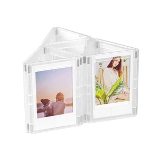 Cadre photo miniature en acrylique pour réfrigérateur, aimant personnalisé en plastique <span class=keywords><strong>2x3</strong></span>, <span class=keywords><strong>Polaroid</strong></span> Instax - Product Image 1