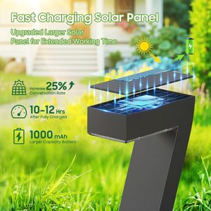 <strong>Solar</strong> <strong>Garden</strong> <strong>Lights</strong> Outdoor Pathway <strong>Lights</strong> Bright Outdoor LED <strong>Solar</strong> Lamp For Yard Driveway Walkway Landscape Lighting - Product Image 5