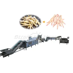 Stainless Steel Chicken Feet Skin Removing Machine Automatic Chicken Paw Peeling Machine