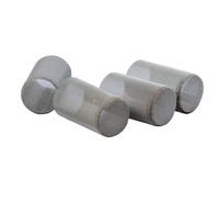 Filtre en maille cylindrique en acier inoxydable 304 316 de 100 150 300 450 500 microns