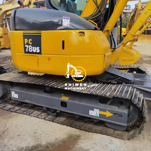Mini-excavatrice sur chenilles Komatsu PC78us d'occasion, origine Japon, 7,8 tonnes, 2016-2020, moteur, pompe, noyau - Product Image 3