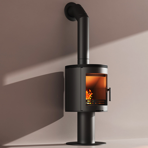 Caminetto Circolare in Vetro di Alta Gamma Personalizzato per Uso Domestico con <span class=keywords><strong>Legna</strong></span> <span class=keywords><strong>da</strong></span> Ardere, Nuovo Caminetto a <span class=keywords><strong>Legna</strong></span> per Interni di Villa - Product Image 4