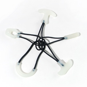 Sangles élastiques portables en caoutchouc noir avec boucles de verrouillage pour sacs à dos de randonnée et de camping en extérieur toutes saisons, lot de 1 - Product Image 1