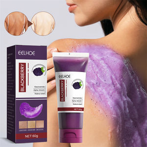 EELHOE 60g Gommage corporel à la niacinamide et à la mûre, hydratant, éclaircissant, adoucissant, lissant, exfoliant, nettoyant les impuretés - Product Image 1