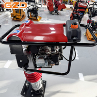 Compacteur à piston GZD Heavy Duty Jumping Jack, moteur essence 5,5 CV, pour le compactage de terre, sable et sol