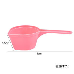 Wholesale dog food scoops, plastic water ladle-shaped dog food scoops, portable cat and dog food <b>measuring</b> <b>spoons</b>, pet supplies. - Product Image 2