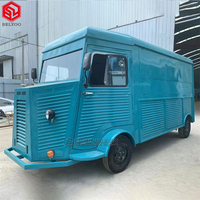 Camion de nourriture de rue d'usine, camion de voyage en plein air à vendre, Van de magasin Vintage, vente de jus électrique, voiture camion de crème glacée