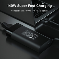 Universele 140W Type C Laptop Power Adapter Computer Usb C Laptop Oplader Voor Hp Spectre X360 Msi Prestige 14 16 Ai Studio Summit
