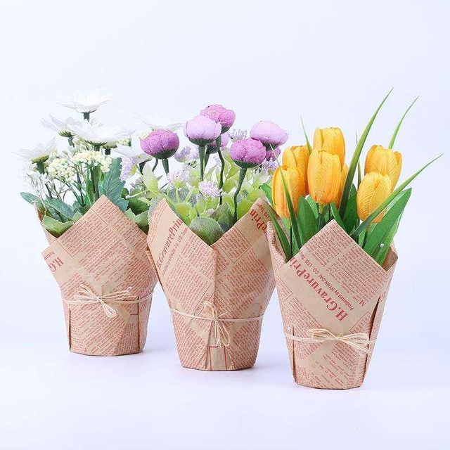 2026 Artificial Plants Plastic Flowers Office for Home Garden Decor