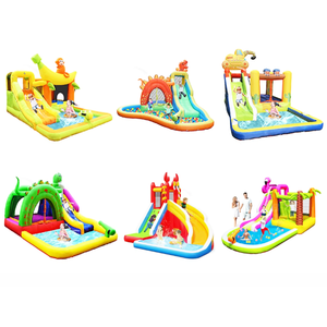 NBINFLATABLE Trampolín Inflable Familiar para Niños, Castillo Inflable con Tobogán, Brincolín Inflable con Tobogán - Product Image 1