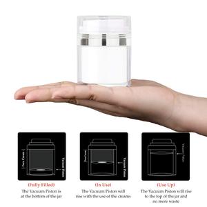 Récipient cosmétique vide sans air, le meilleur récipient rechargeable pour les crèmes, 10 pièces - Product Image 3