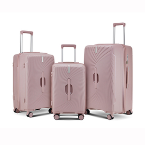 3 Piece Luggage Sets with Spinner Wheels Hardshell PP <b>Suitcase</b> Set with TSA Lock Hardside Waterproof Travel <b>Suitcases</b> Set - Product Image 2