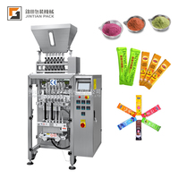 Machine d'emballage de chocolat de bonbons CE de qualité alimentaire 6 ruelles 5g 10g 15g Machine d'emballage automatique à plusieurs voies