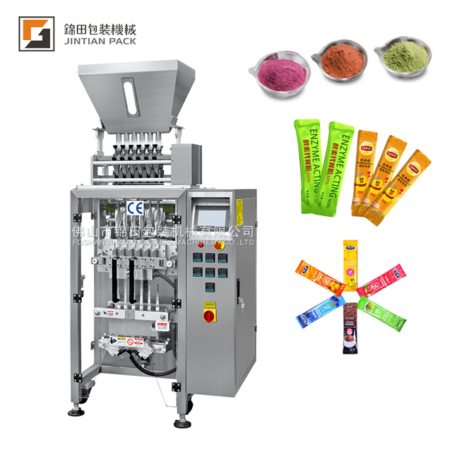 CE Food Grade 6 Lanes 5g 10g 15g Candy Chocolate Packaging Machine Multi-lane Automatic Packing Machine