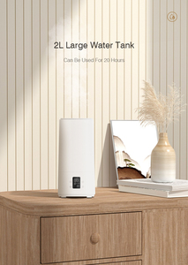 RUNAL 2 لتر مكتب سعة كبيرة ذكي واي فاي البخار الساخن أوميد فيكادور دي ار بارد ضباب الهواء بالموجات فوق الصوتية المرطب مع آلة الصوت - Product Image 2
