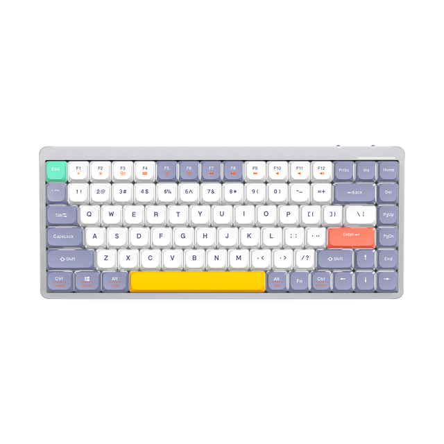 XK31B New 75% Wireless Gaming Mechanical Keyboard with Gateron Switch RGB/LED Backlit USB-C Interface 2.4Ghz Compatible with Mac