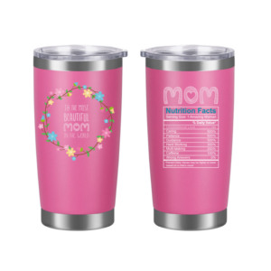 La migliore mamma di sempre regali Tumbler in acciaio inossidabile 20 once caffè e bottiglia d'acqua con coperchio-regalo ideale per la festa della mamma - Product Image 1