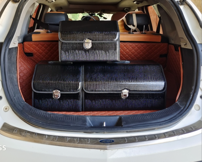 Популярные товары для автомобиля, индивидуальный ящик для хранения в багажнике, коробка для хранения автомобиля с ручкой, Многофункциональный складной ящик для хранения