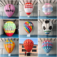 Ballon publicitaire gonflable personnalisé en toile Oxford avec impression de logo pour événements extérieurs et promotion