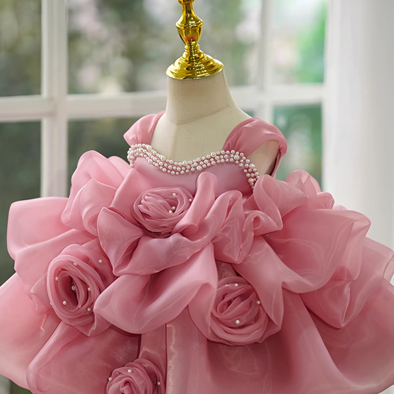 1st birthday parents dress Girl Christmas Dress Baby Girl Winter Princess Dresses Toddler Long Sl –  marryshe