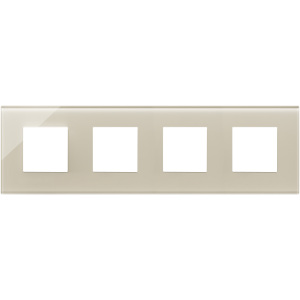 <b>Plate</b> 8M 2+2+2+2 Int71 White Hemp 34.2 Cm Length <b>Wall</b> Switches - Product Image 1